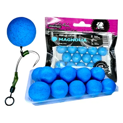 Lk baits plovoucí boilie pop-up extra magnolia limitovaná edice - 18 mm 14 ks