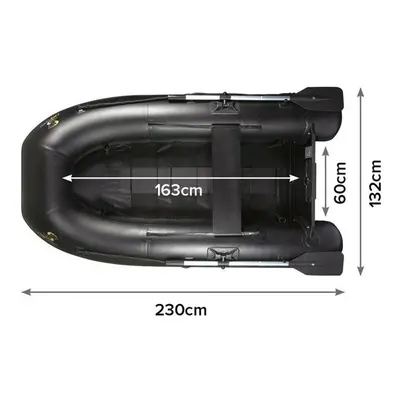 Carp spirit black boat one 230