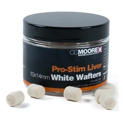 Cc moore vyvážené boilie dumbels wafters pro-stim liver white 10x15 mm