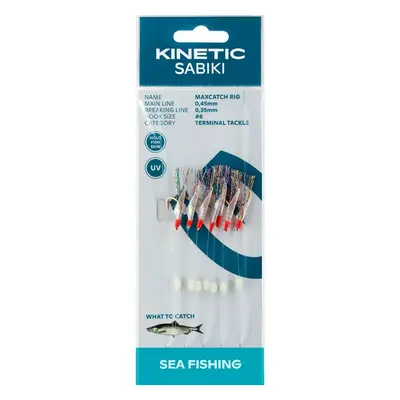 Kinetic návazec sabiki maxcatchl holo fishskin multi 200 cm #6