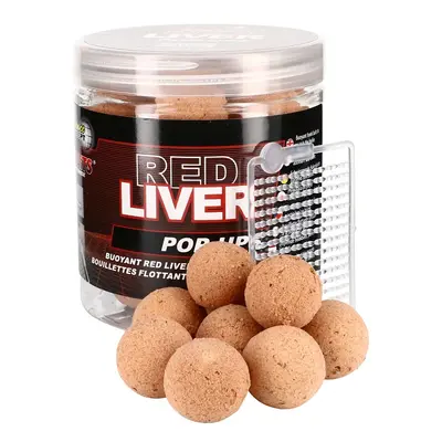 Starbaits plovoucí boilie red liver 50 g - 14 mm