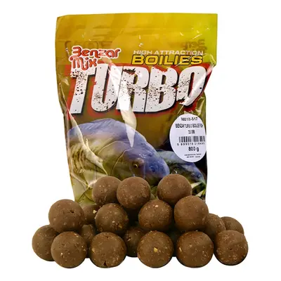 Benzar mix turbo boilie 15 mm 800 g - halas