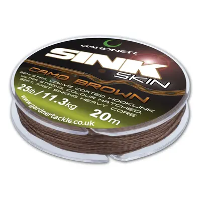 Gardner návazcová šňůra sink skin 20 m-nosnost 15lb / barva green