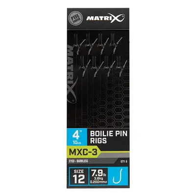 Matrix návazec mxc-3 boilie pin rigs barbless 10 cm - size 16 0,165 mm