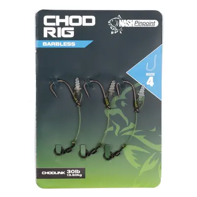 Nash návazec chod rig barbless-velikost 5 / nosnost 11,33 kg