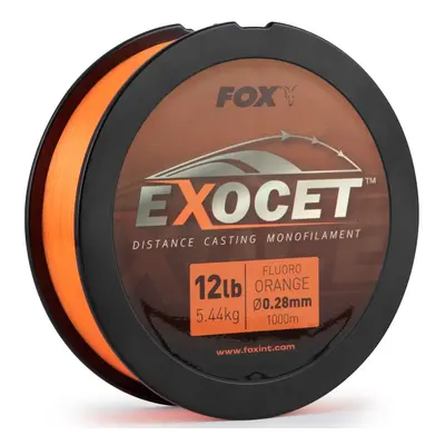 Fox vlasec exocet fluoro orange mono 1000 m - 0,35 mm 8 kg