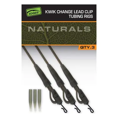 Fox montáž edges kwik change lead clip tubing rigs 3 ks