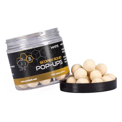 Nash plovoucí boilie pop ups scopex squid white 75 g - 20 mm