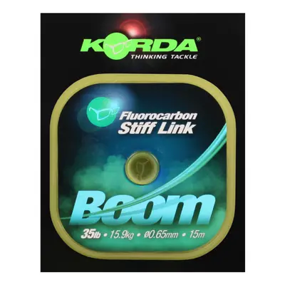 Korda fluorocarbon stiff link boom 15 m - 0,65 mm 35 lb