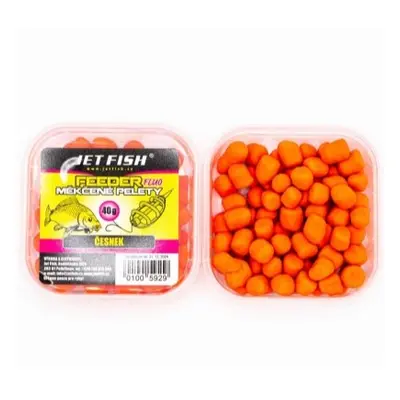 Jet fish fluo měkčené pelety 40 g - česnek