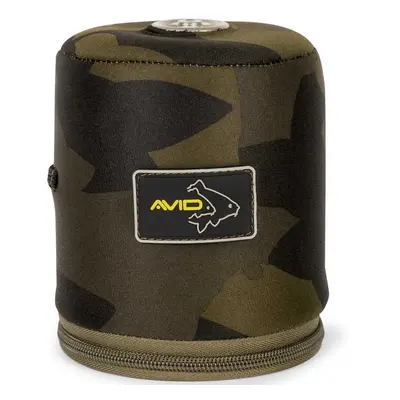 Avid carp obal na plynovou kartuši camo neoprene gas canister holder