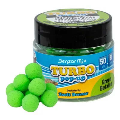 Benzar mix turbo pop up nástraha 35 ks 8 mm - green betaine