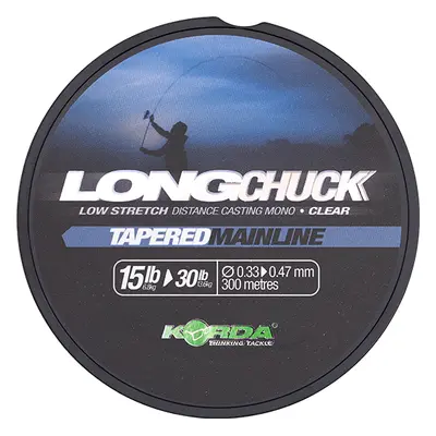 Korda vlasec longchuck tapered mainline clear 300 m - 0,33-0,47 mm 15-30 lb