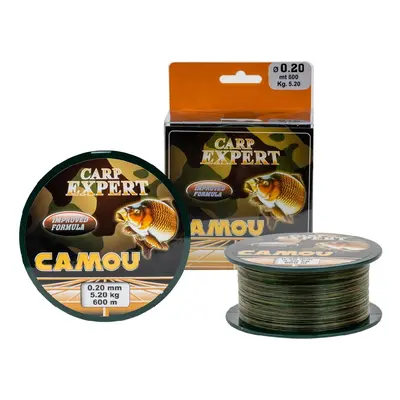 Carp expert vlasec camou - 1000 m 0,25 mm 8,6 kg