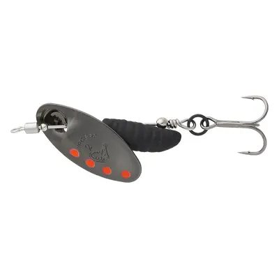 Savage gear třpytka grub spinners silver red black - #0 2,2 g