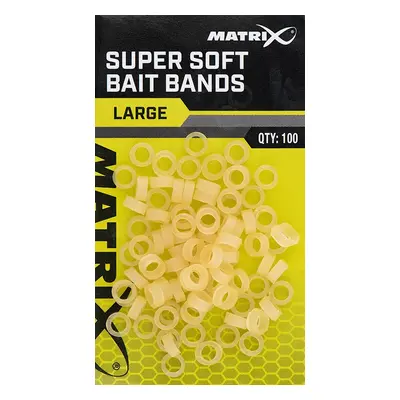 Matrix gumičky na nástrahy super soft bait bands 100 ks - large