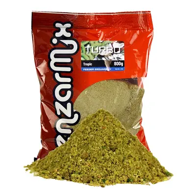 Benzar mix krmítková směs turbo feeder 800 g - kiwi kokos