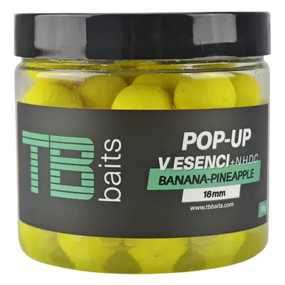 Tb baits plovoucí boilie pop-up yellow banana pineapple + nhdc 65 g-12 mm