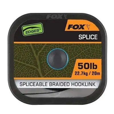 Fox návazcová šňůrka edge naturals splice hooklenght 50 lb 20 m