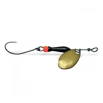 Jigovkycz třpytka classic barbless gold (black/orange) - 000