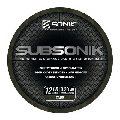 Sonik vlasec subsonik camo 3000 m - 0,31 mm 6,80 kg