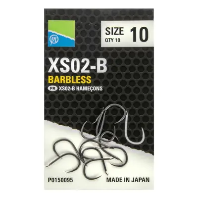 Preston innovations háčky xs02-b hooks - velikost háčku 10