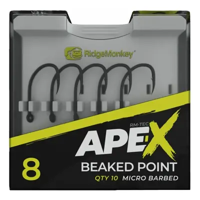 Ridgemonkey háček ape-x beaked point barbed 10 ks - velikost 8