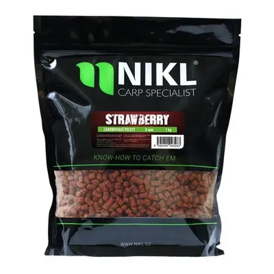 Nikl pelety strawberry 1 kg - 18 mm s dírkou