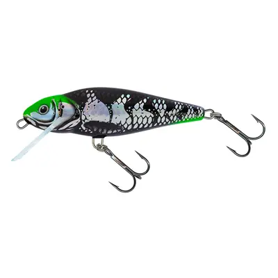 Salmo wobler perch floating holo dark green head - 12 cm