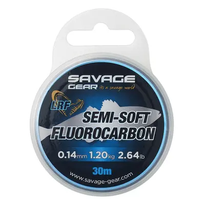 Savage gear fluorocarbon semi soft lrf clear 30 m - 0,14 mm 1,2 kg