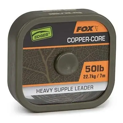 Fox šňůrka edges naturals copper-core 50lb 7m