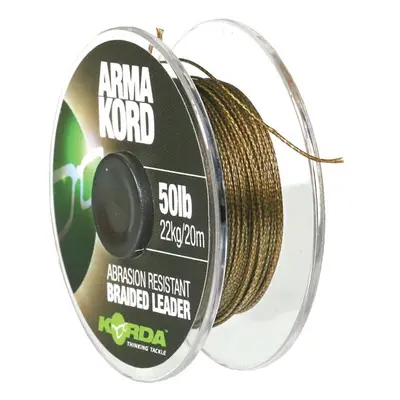 Korda návazcová šňůra arma kord 20 m - 30 lb 13,6 kg