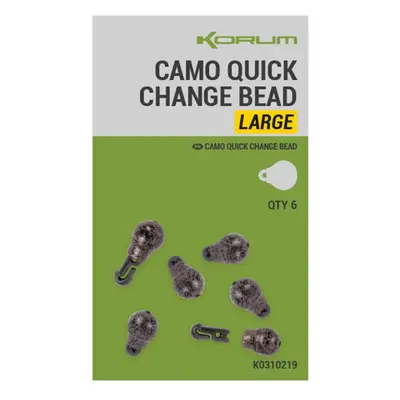 Korum rychlovýměnné korálky camo quick change bead - l