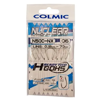 Colmic návazce snalled hooks n500-nx 0,14 mm - velikost háčku 10