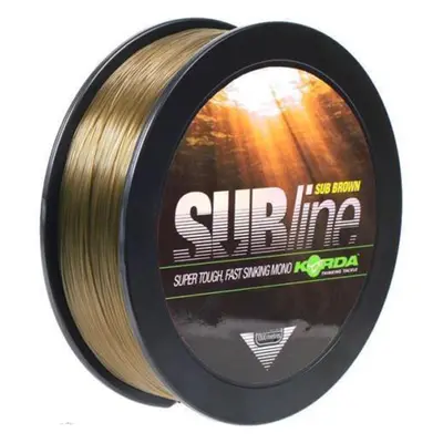 Korda vlasec subline ultra tough brown 1000 m-průměr 0,35 mm / nosnost 12 lb