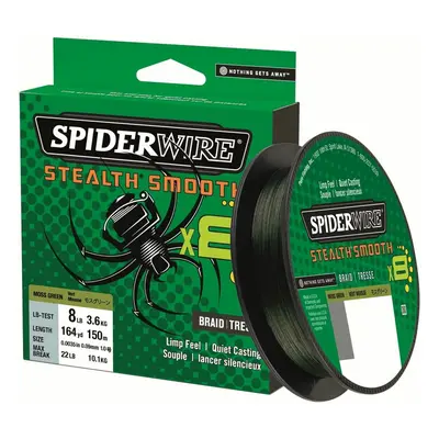 Spiderwire splétaná šňůra stealth smooth 8 zelená 150 m - 0,07 mm 6 kg