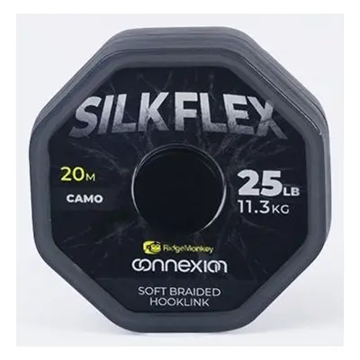 Ridgemonkey šňůrka connexion silkflex soft braid 20 m 25 lb