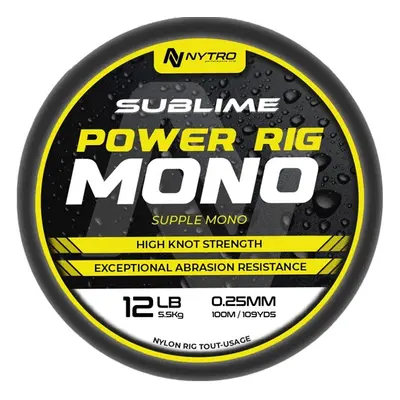 Nytro vlasec sublime power rig mono 100 m - 0,23 mm 4,38 kg