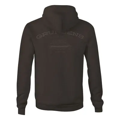 Grundéns mikina displacement dwr hoodie black heather - l