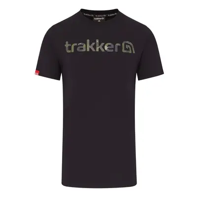 Trakker tričko cr logo t-shirt black camo - s