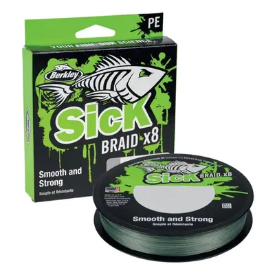 Berkley splétaná šňůra sick braid x8 150 m - 0,23 mm 23,6 kg