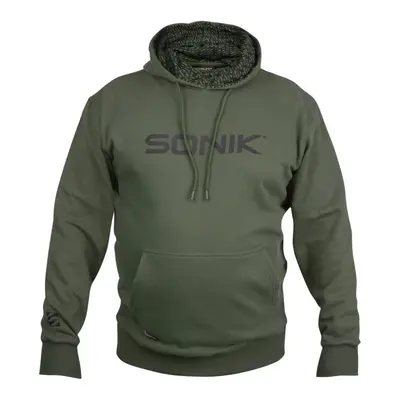 Sonik mikina hoody green - m