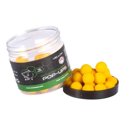 Nash plovoucí boilie pop ups monster shrimp yellow 75 g - 12 mm