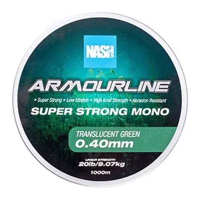 Nash vlasec armourline super strong mono green 1000 m - 0,40 mm 9,07 kg