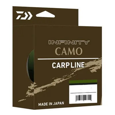 Daiwa vlasec infinity camo brown camo-průměr 0,37 mm / nosnost 10,1 kg / návin 850 m