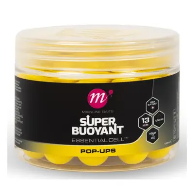 Mainline plovoucí boilie super buoyant pop-ups essential cell 150 ml 13 mm - yellow