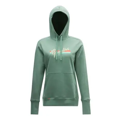 Grundéns mikina women's script hoodie green bay - l