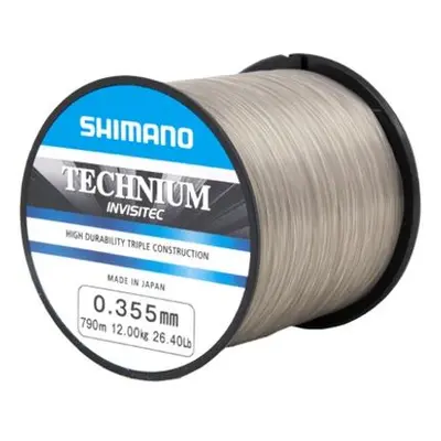 Shimano vlasec technium invisitec šedý - 0,25 mm 1371 m