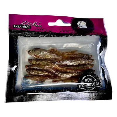 Lk baits dipovaná rybička predátor m 10 ks 5-8 cm