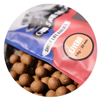 G.b.u. boilies livero - 1 kg 20 mm